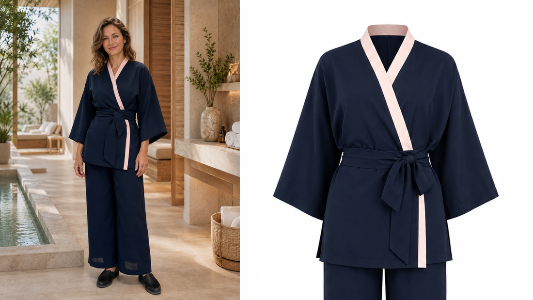 Lightweight Kimono-Inspired Spa Set