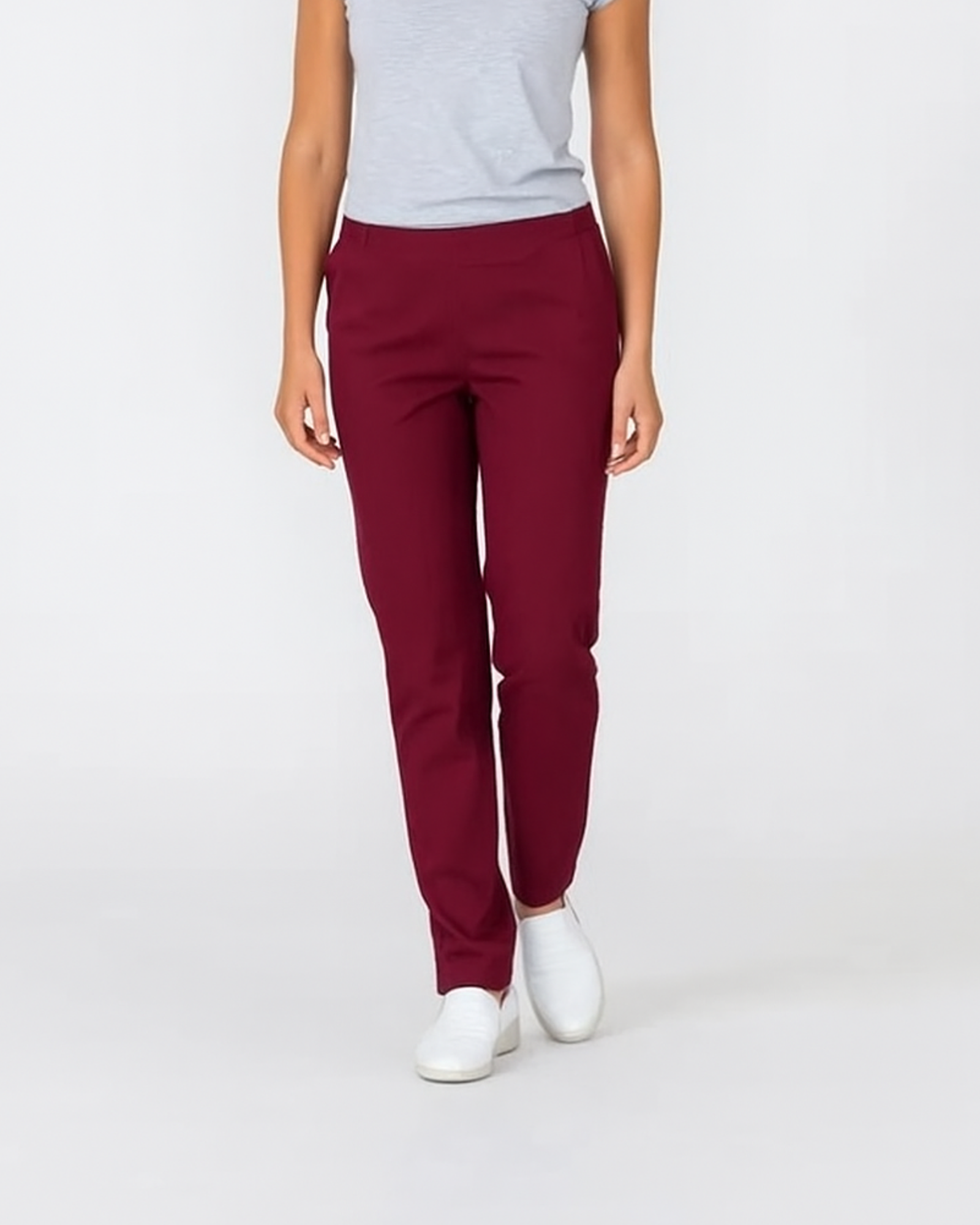 Maroon Scrub Pants Basic - Mirtel Design