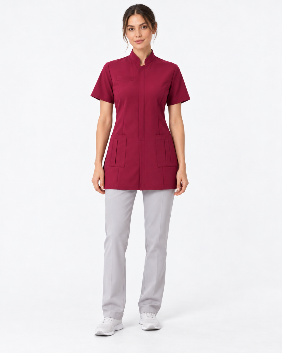 Raspberry Rose NORA -työtunika PureMotion™ – Mirtel Design