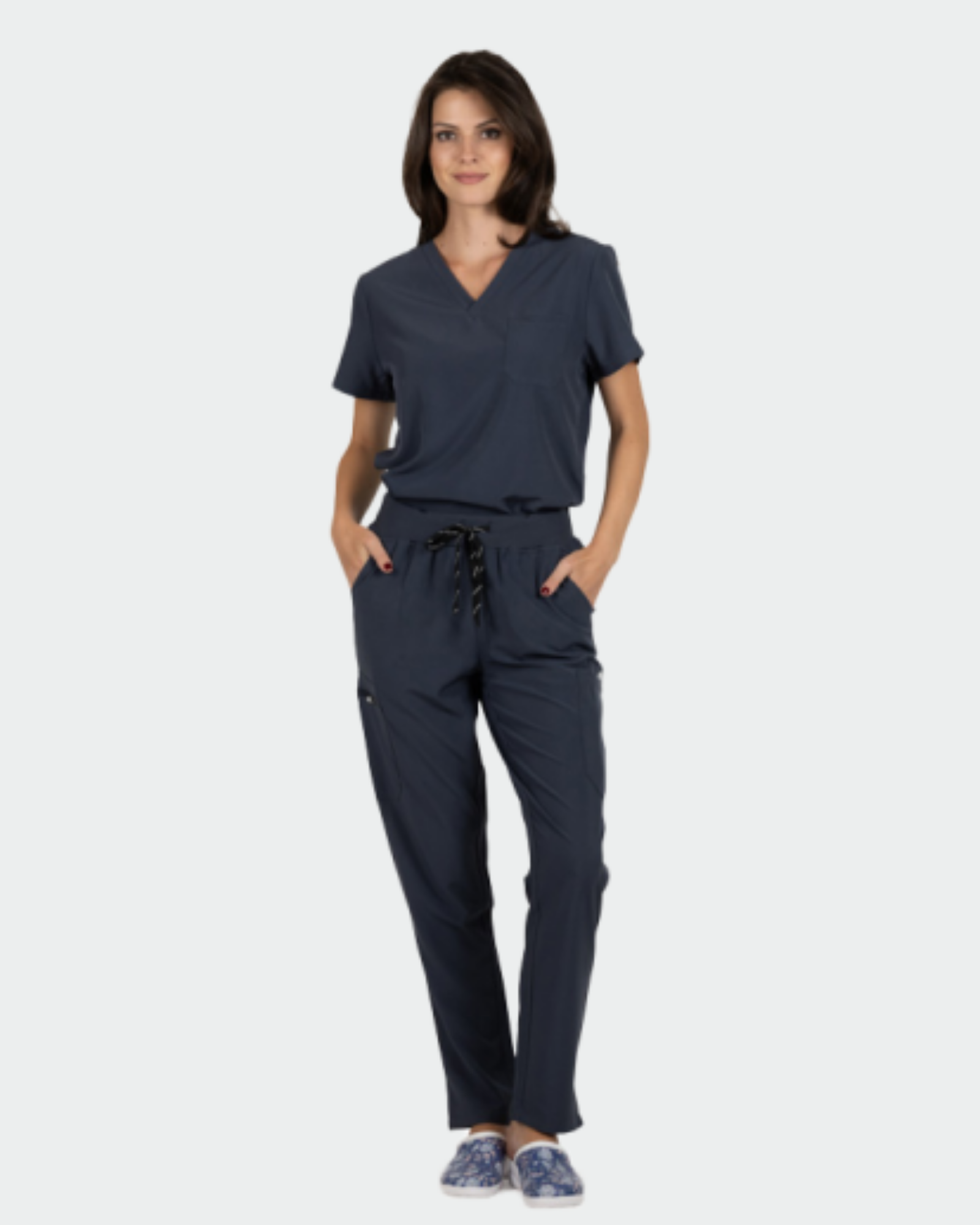 Grey Scrub Set Bella - Bwell