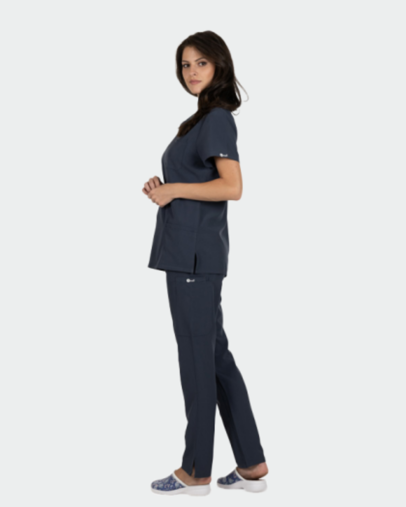 Grey Scrub Set Bella - Bwell