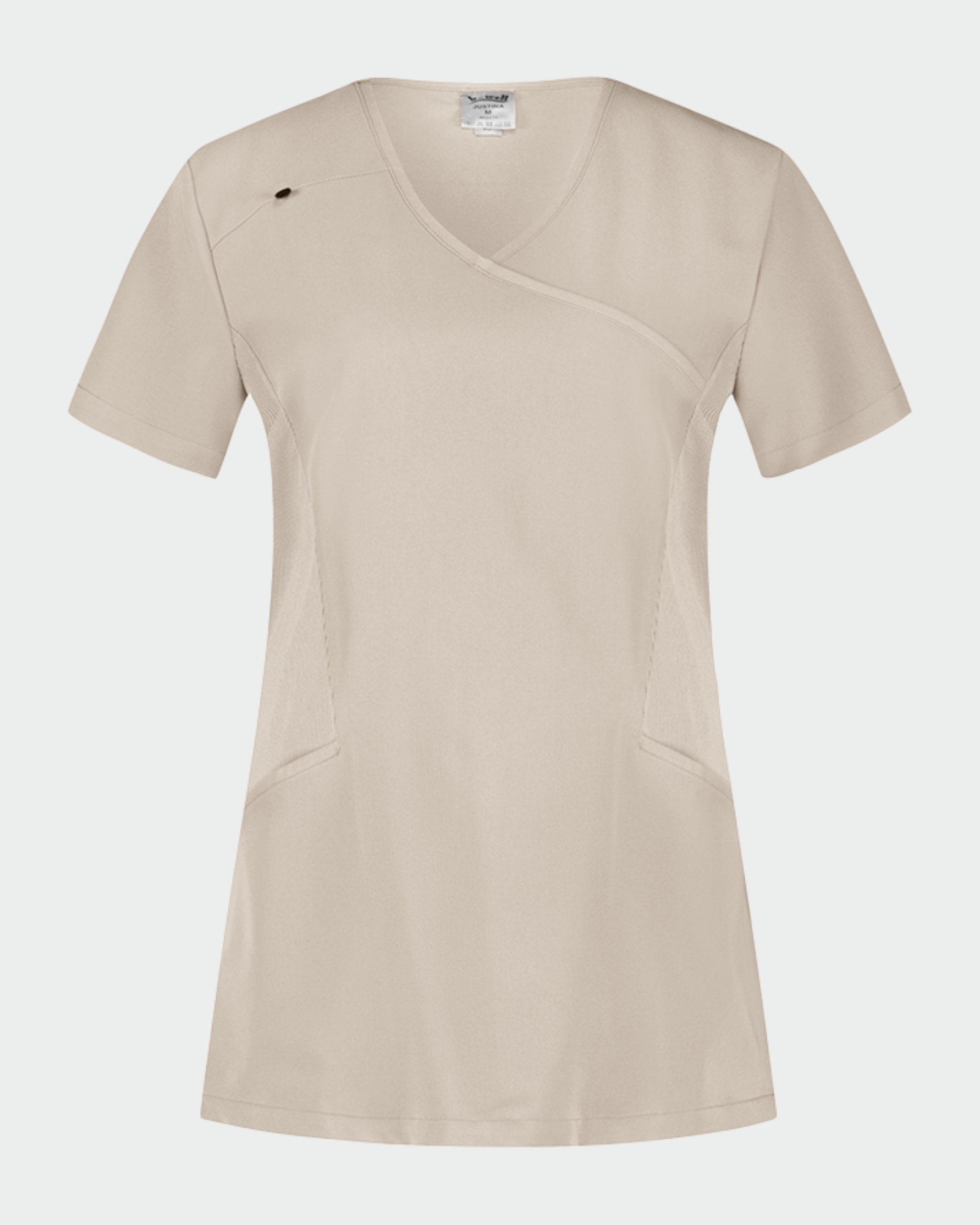 Beige Scrub Top Justina - Bwell