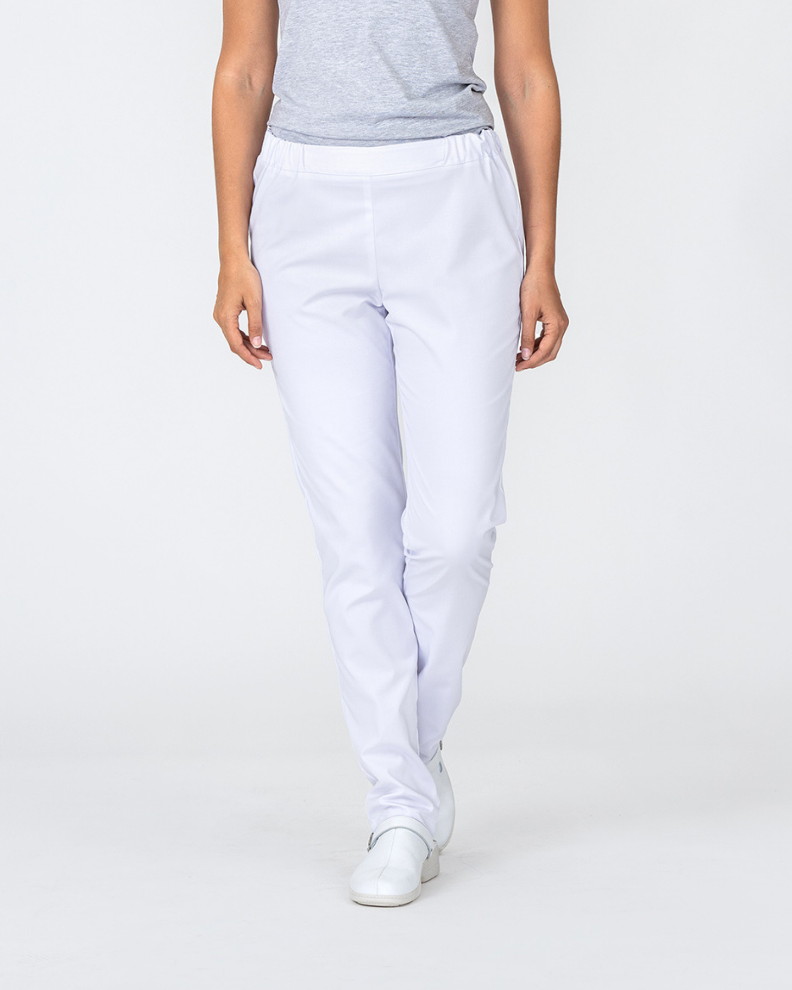 White Scrub Pants Basic - Mirtel Design