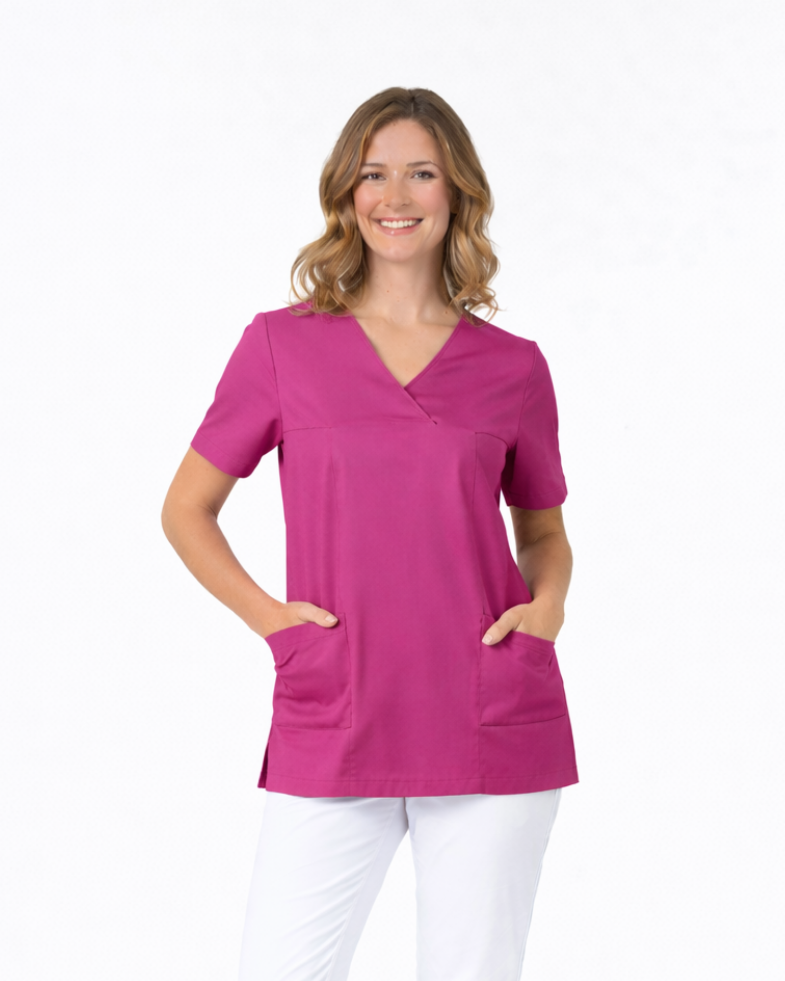 Alpine pink Women´s Scrub Top - Mirtel Design
