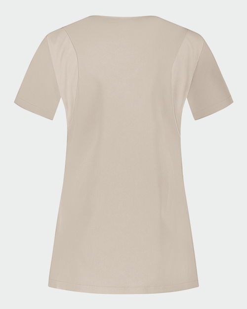 Beige Scrub Top JUSTINA - Bwell