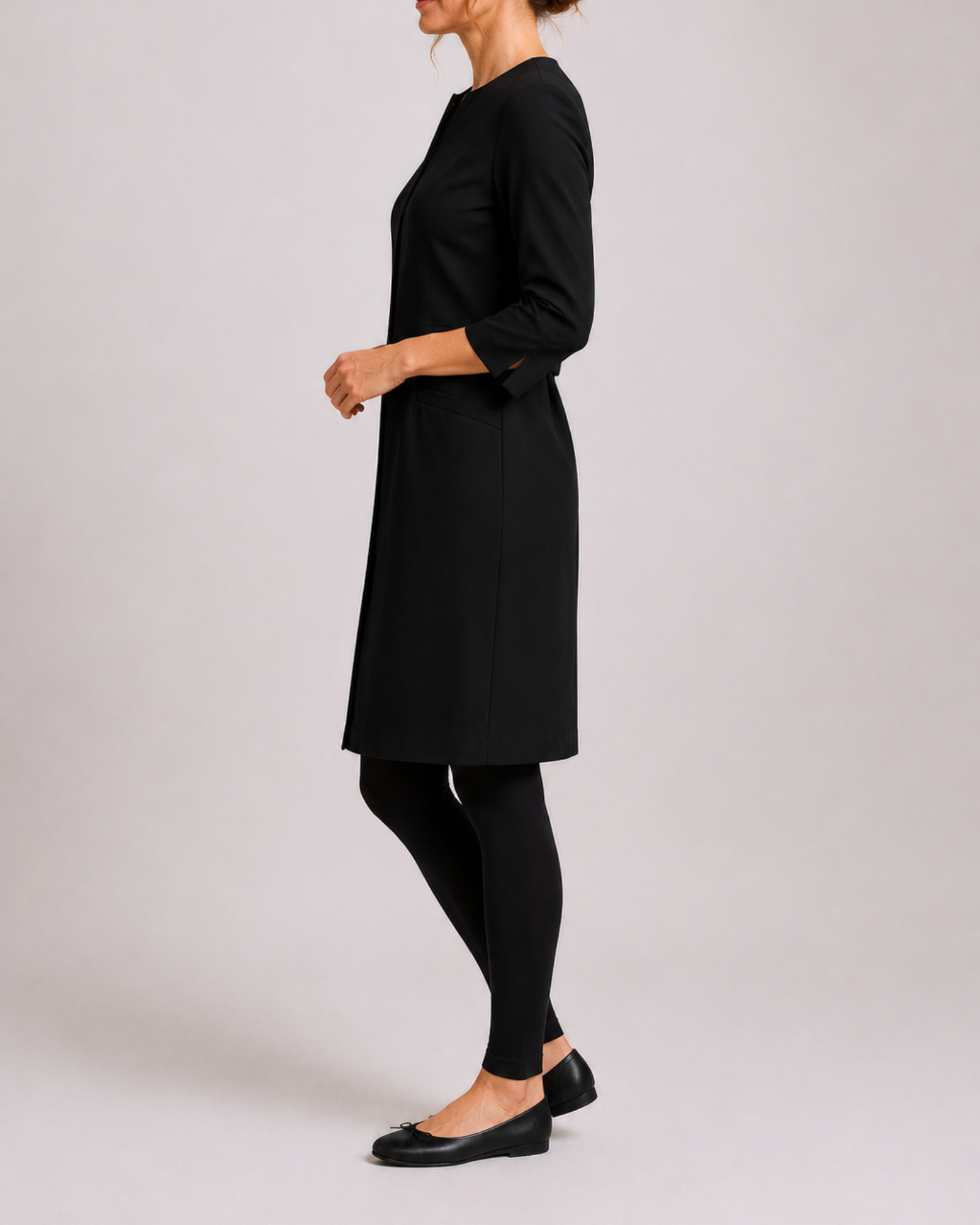 Onyx Black Dress Cynthia PureMotion™ - Mirtel Design