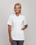 White Top Diana with Gray Embroidery - Mirtel Design