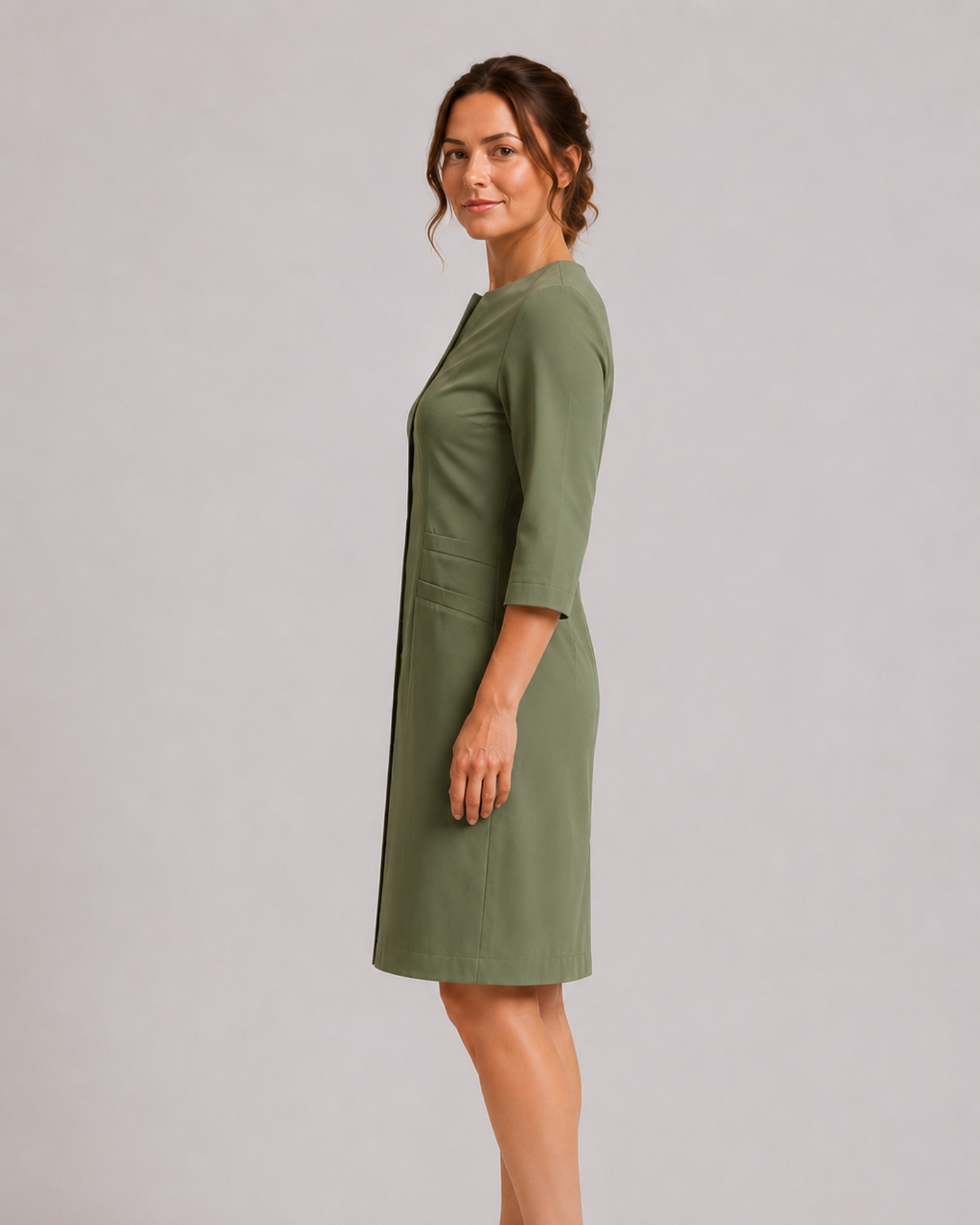 Sage Green Dress Cynthia PureMotion™ - Mirtel Design