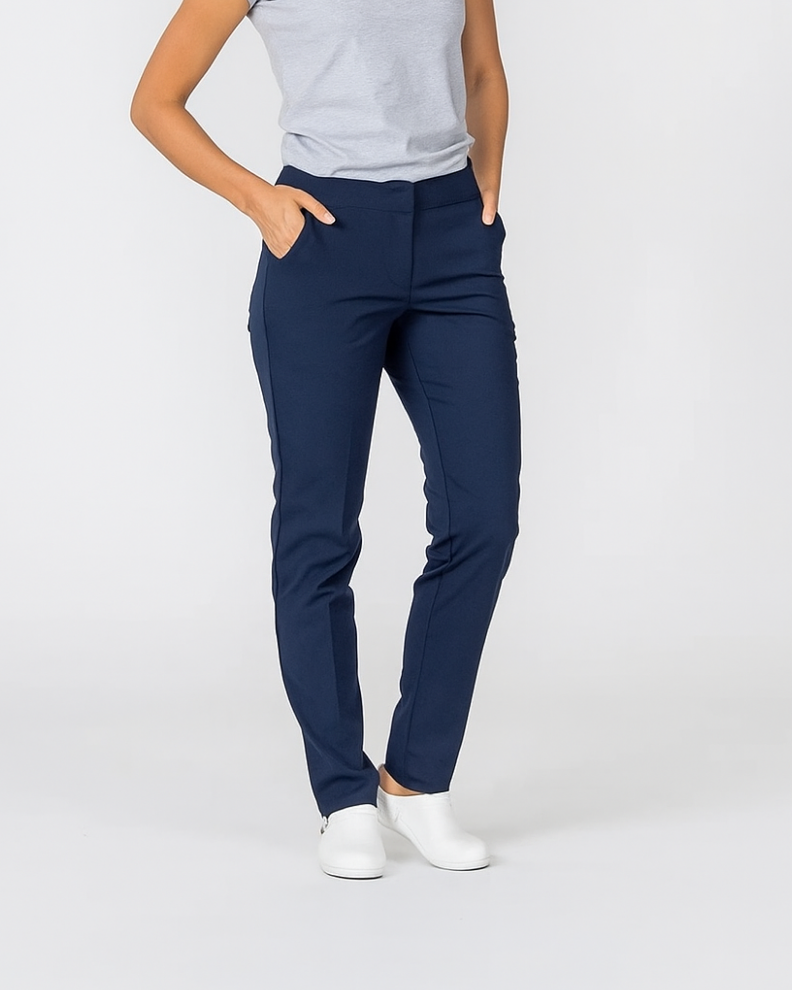 Navy Stretch Scrub Pants - Mirtel Design