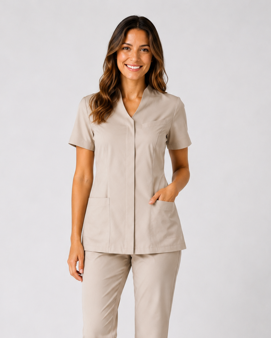 Beige Top Clara PureMotion™ - Mirtel Design