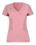 Mauve Scrub Top Justina - Bwell