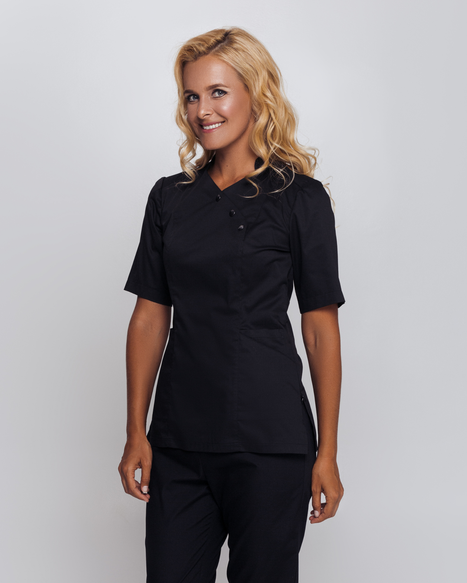 Black Pull-on Top Cathy - Mirtel Design