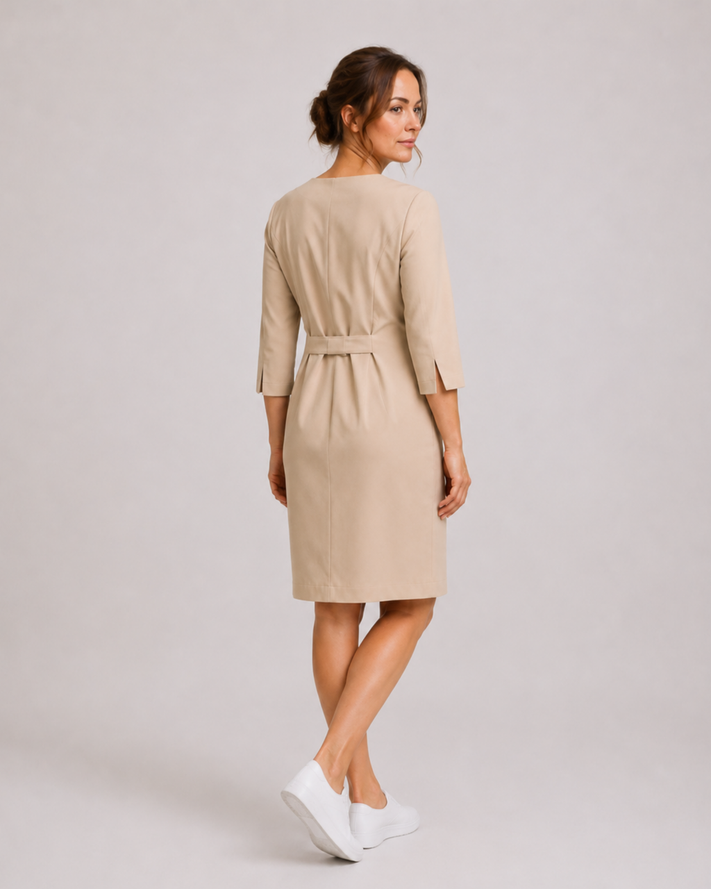 Sand Beige Dress CYNTHIA PureMotion™