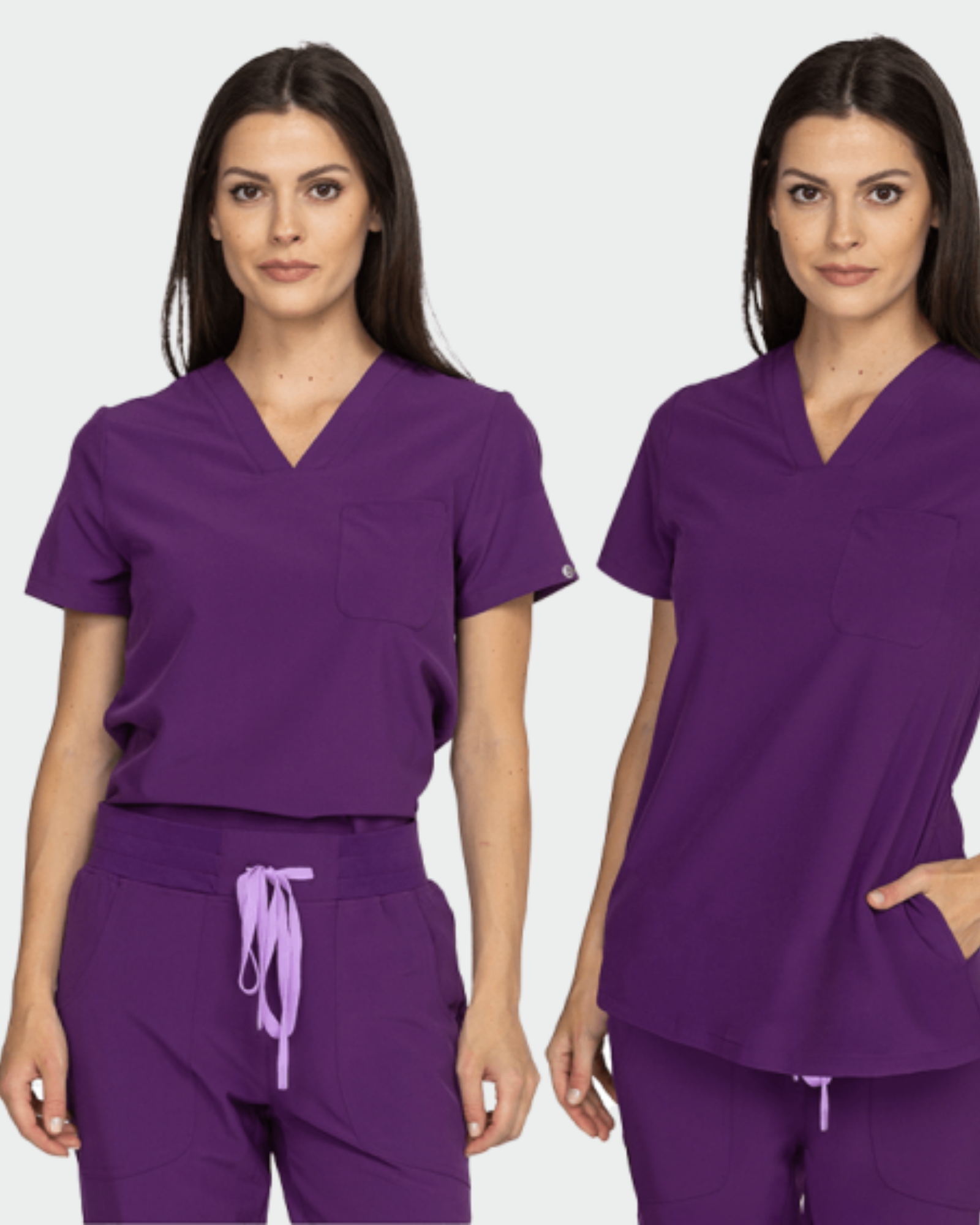 Purple Scrub Set Naomi - Bwell