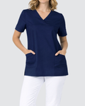 | FINAL SALE | Marineblaues Damen-Kasack-Oberteil – Mirtel Design