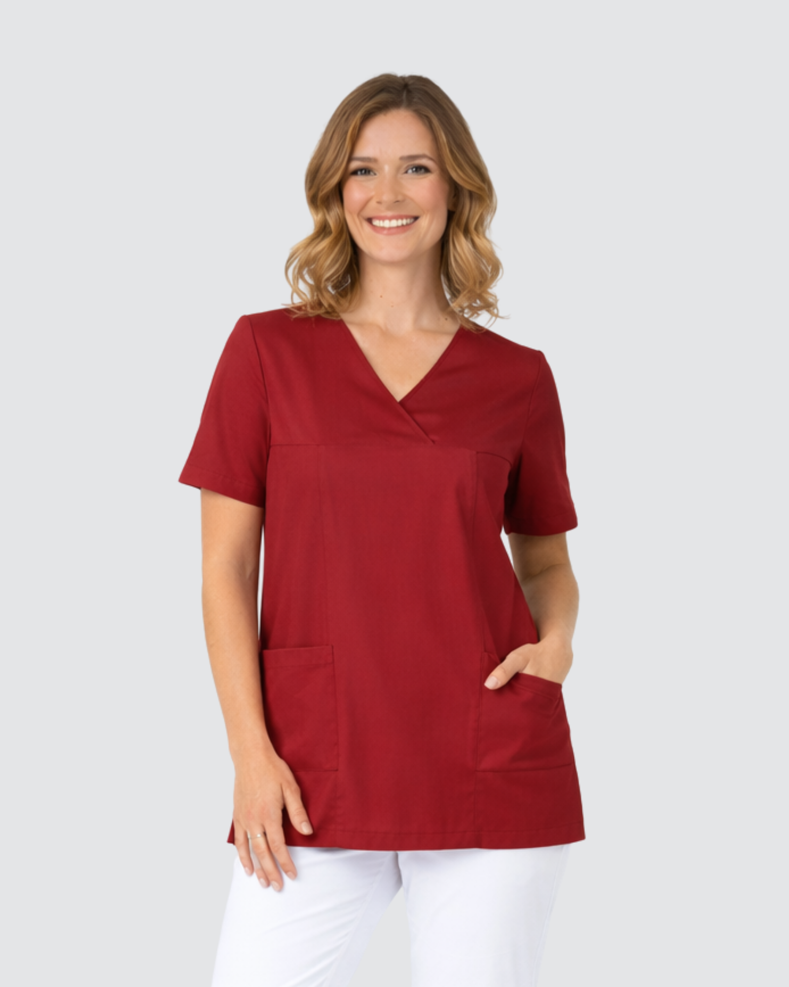 | FINAL SALE | Maroon Women´s Scrub Top - Mirtel Design