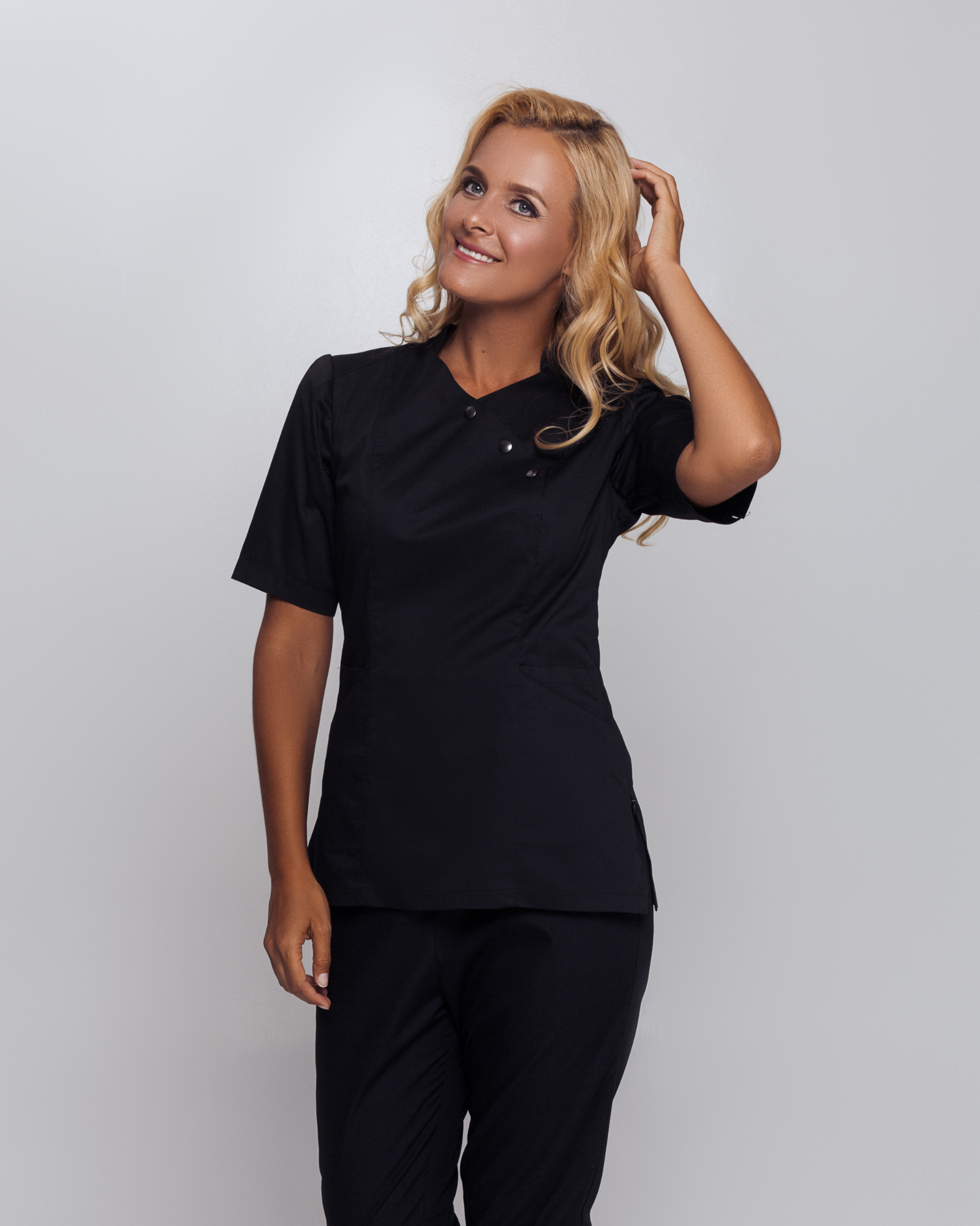 Black Pull-on Top Cathy - Mirtel Design