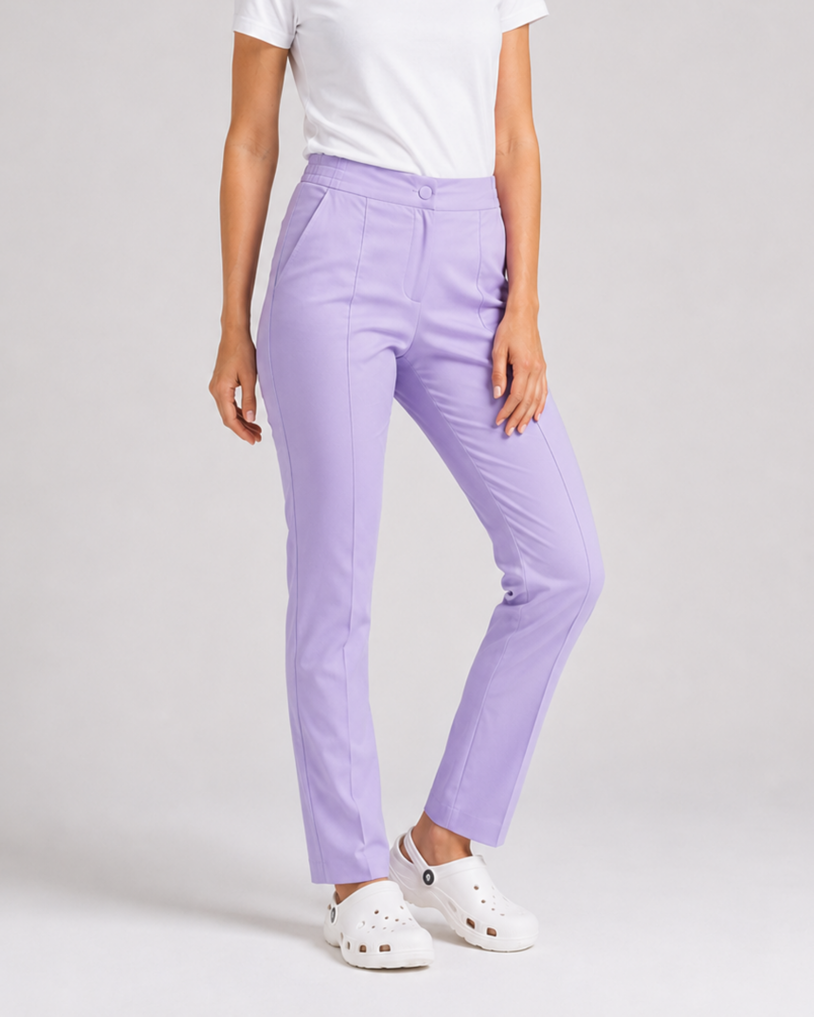 Lilac Scrub Pants STRETCH - Mirtel Design