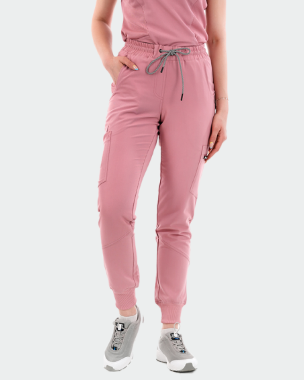 Mauve Scrub Pants RICCI - Bwell