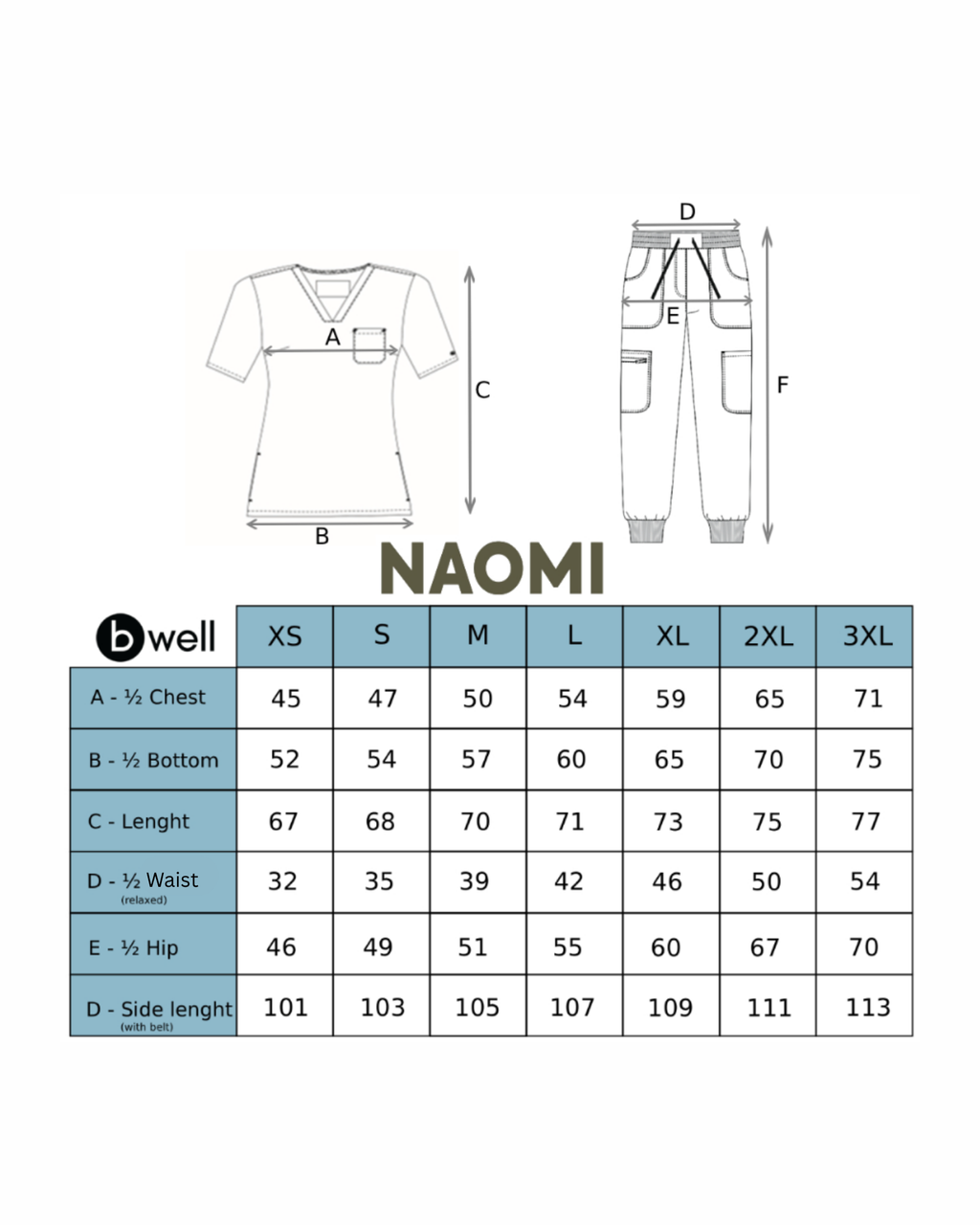 Purple Scrub Set NAOMI - Bwell