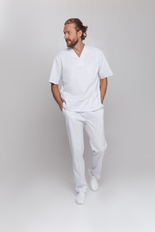 Herre scrub-uniform | Scrubtop og bukser Med - Image 6
